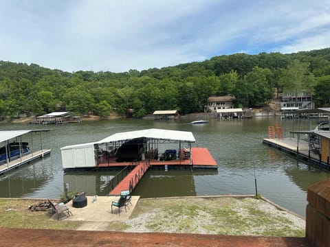 View of lake from upstairs