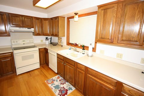 kitchen with all utensils needed