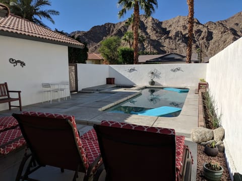 Pool heat not included in quote.  Spa heat is included. Pool heat is $100/day.