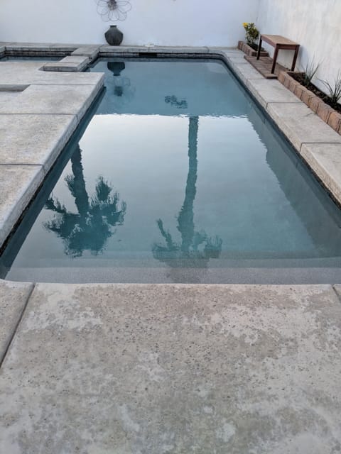 Pool heat not included in quote. Spa heat included. Pool heat $100 / day