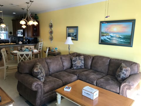 LIVING ROOM WITH GULF VIEWS