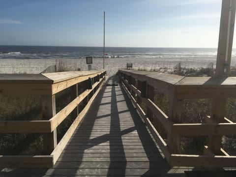 Boardwalk onto Beach