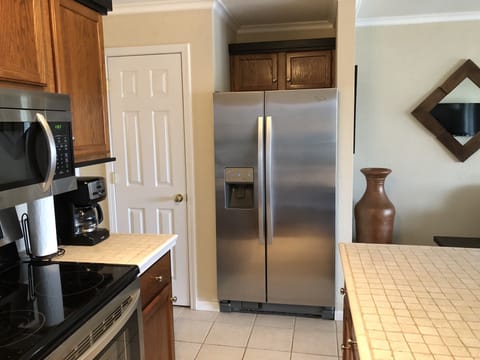 New stainless steel appliances