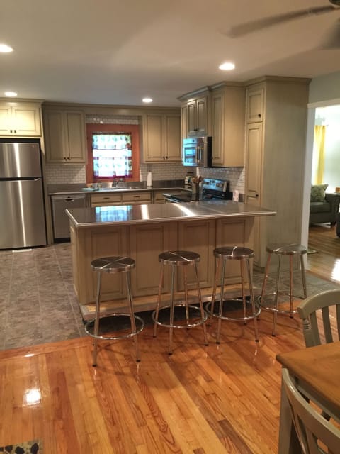 Open Kitchen floor plan provides plenty of room for family gatherings.