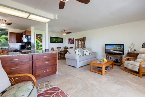 Bright and open living area.