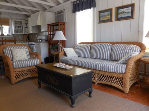 Great Room with Air Conditioner and ceiling fan.