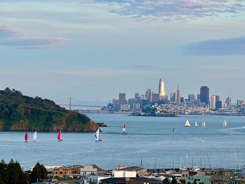 View to San Francisco from balcony