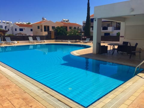 Crystal clean communal pool