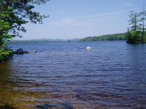 View down Highland Lake from beach