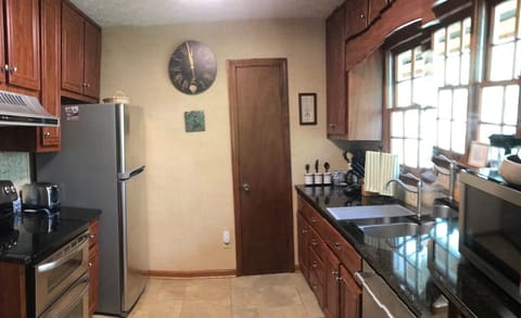 Fully-equipped kitchen with pantry