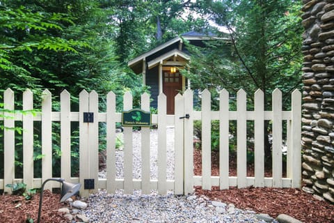 Welcome to Hattie's Hideaway!!
Gravel path leading from gravel driveway.
