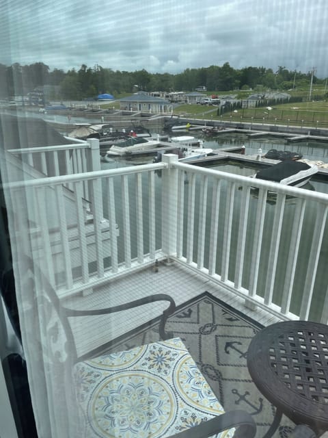 Marina Side Balcony with gas grill