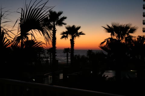 Sunset from double balcony