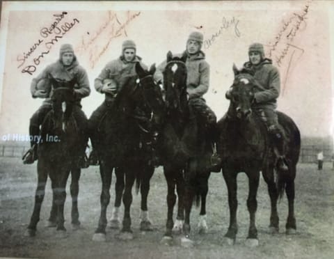 Former owner Elmer Layden pictured in Photo second from left