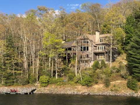 View of house from lake