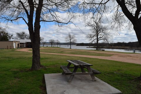 Outdoor patio view