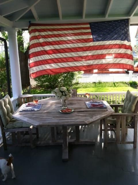 Great wrap around patio with nice breezes and sunset views.