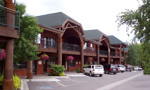 FRONT OF BUILDING IN BIGFORK VILLAGE