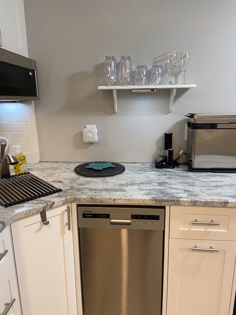 New kitchen with new dishwasher