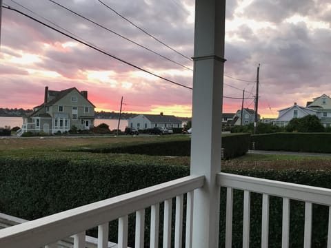 A beautiful view from the porch.