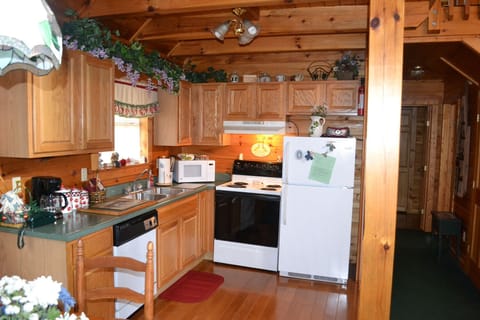Apple Blossoms fully equipped kitchen