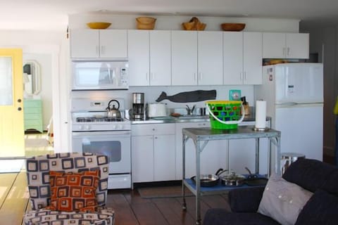 First floor kitchen/living area.