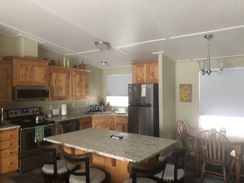 Kitchen and dining area