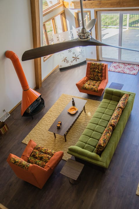 The great room as view from the loft