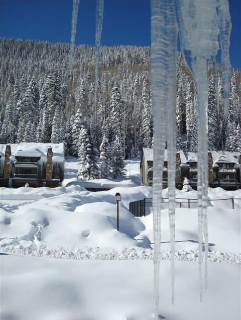More snow from the balcony