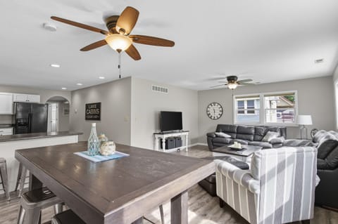 Open plan living area