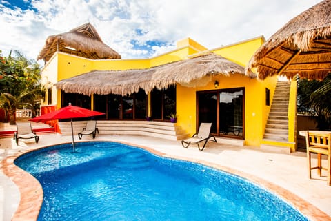 Pool and patio area