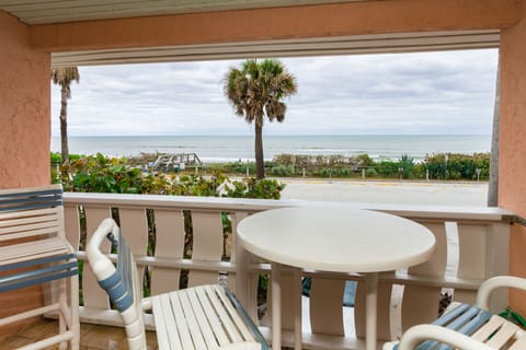 Oceanfront balcony