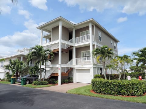 Waterfront condo with a garage stall