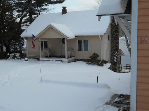 View from Chalet to MAIN house