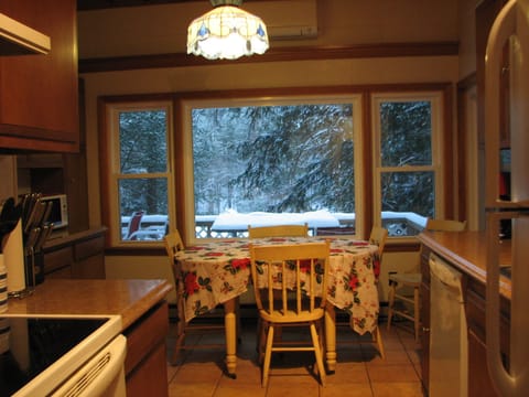 Kitchen and view