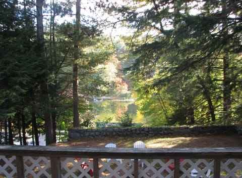 Lake view from deck