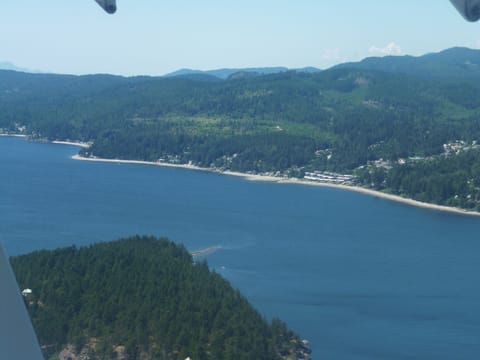 aerial view, we are 4 doors right of the townhomes
