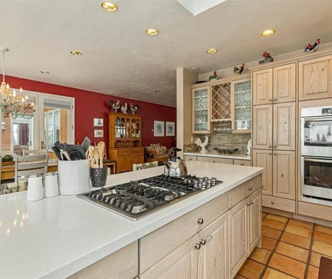 large gas range for cooking