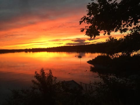 Ahhh...beautiful.  Sunset view from the property