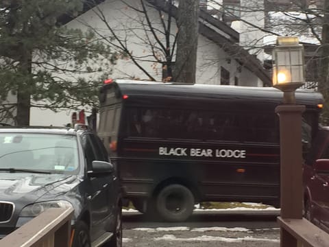 Shuttle Bus at the door