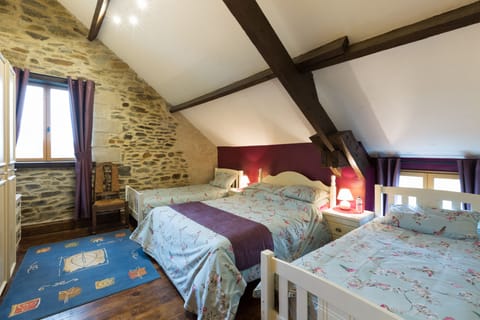 Bedroom 2 St Michel , with en-suit bathroom,