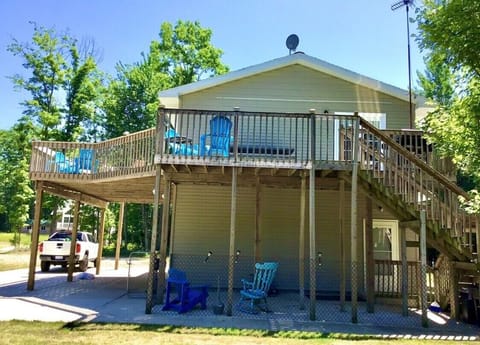 Fenced in under deck