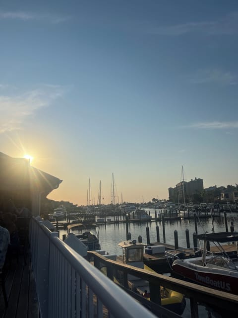 Burnt Store Marina at sunset 