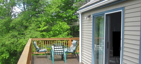 Deck view during spring.