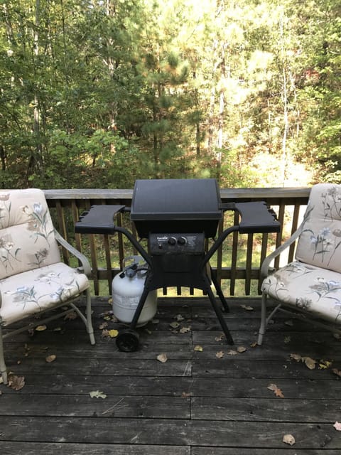 The Deck is Great for Cook Outs!