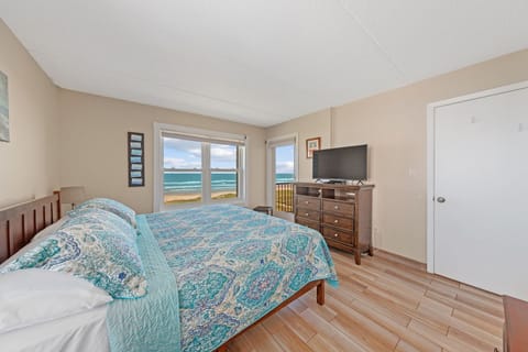 Master bedroom. One king size bed