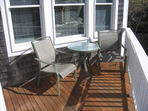 Upper deck off dining and living room