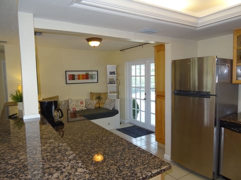 beautiful granit counterplate and stainless steel appliance