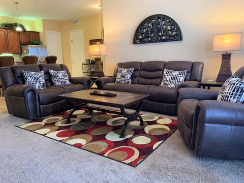 Just the living room is the size of a regular hotel room!