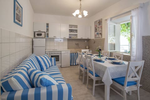 dining room and living room